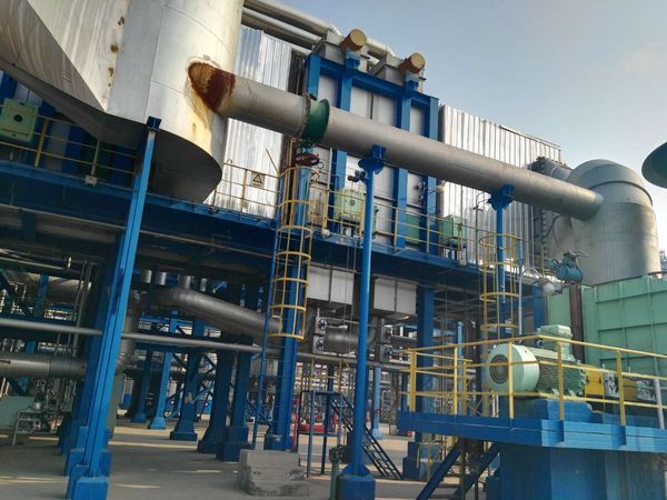 石油化工設(shè)備干冰清洗現(xiàn)場